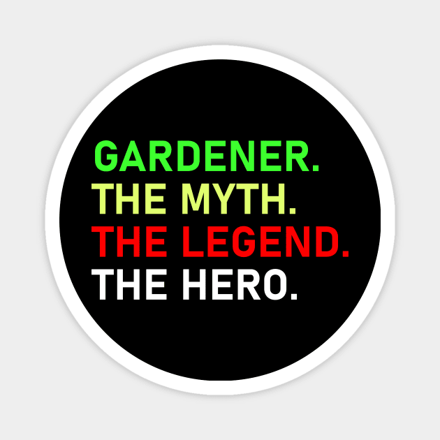 Gardener Funny Magnet by Imutobi